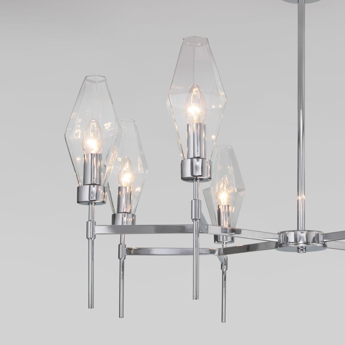 Люстра на штанге Eurosvet Prism 60143/8 хром a061940