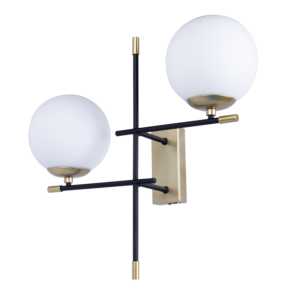 Бра Arte Lamp Arkab A2225AP-2BK Бра Arte Lamp Arkab A2225AP-2BK