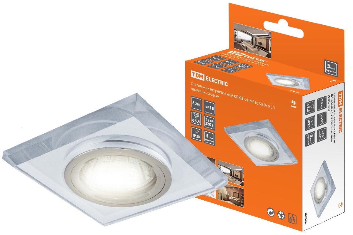 Встраиваемый светильник TDM Electric СВ 03-01 SQ0359-0043 Встраиваемый светильник TDM Electric СВ 03-01 SQ0359-0043