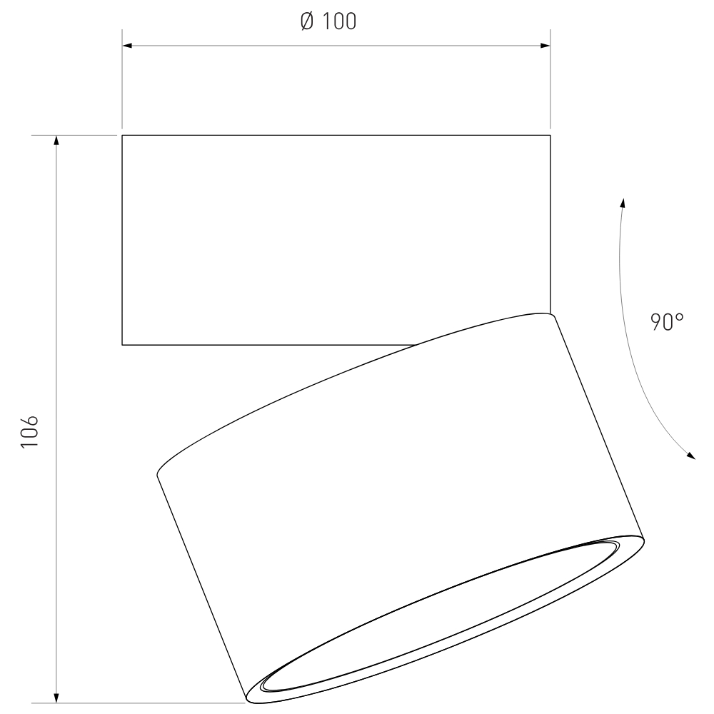 Накладной спот Elektrostandard Klips 4690389196690 a063936