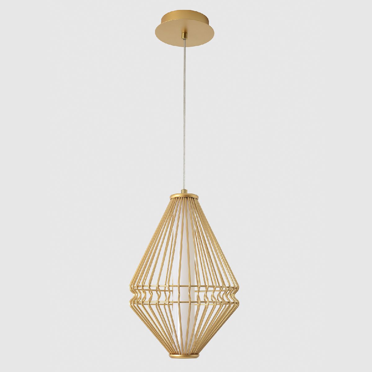 Подвесной светильник Crystal Lux CUADRA SP18W LED GOLD Подвесной светильник Crystal Lux CUADRA SP18W LED GOLD