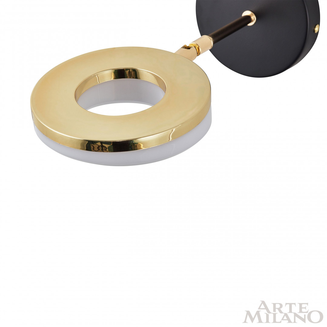 Бра Arte Milano 271399/1B BK/GD