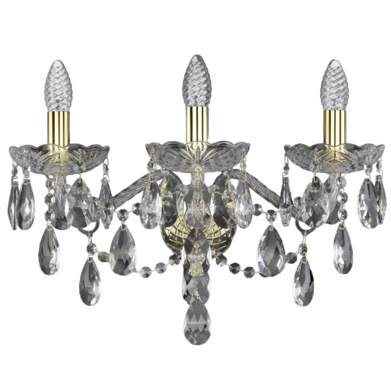 Бра Bohemia Ivele Crystal 1415B/3/200/XL G Бра Bohemia Ivele Crystal 1415B/3/200/XL G
