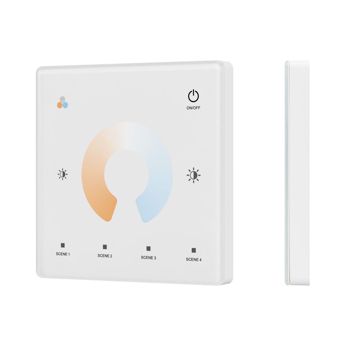 Сенсорная панель Arlight SMART-RF-801-11-1G-4SC-MIX белый (3V, 2.4G) накладная (IARL, IP20 Пластик) 060186