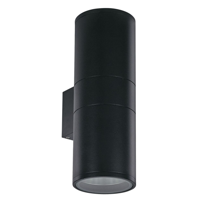 Уличный настенный светильник Ideal Lux Gun AP2 Big Nero 092317 Уличный настенный светильник Ideal Lux Gun AP2 Big Nero 092317