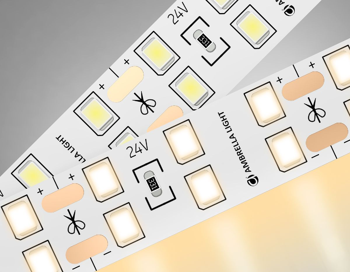 Светодиодная лента двухрядная Ambrella Light LED Strip 24В 2835 20Вт/м 3000K 5м IP20 GS3601 Светодиодная лента двухрядная Ambrella Light LED Strip 24В 2835 20Вт/м 3000K 5м IP20 GS3601