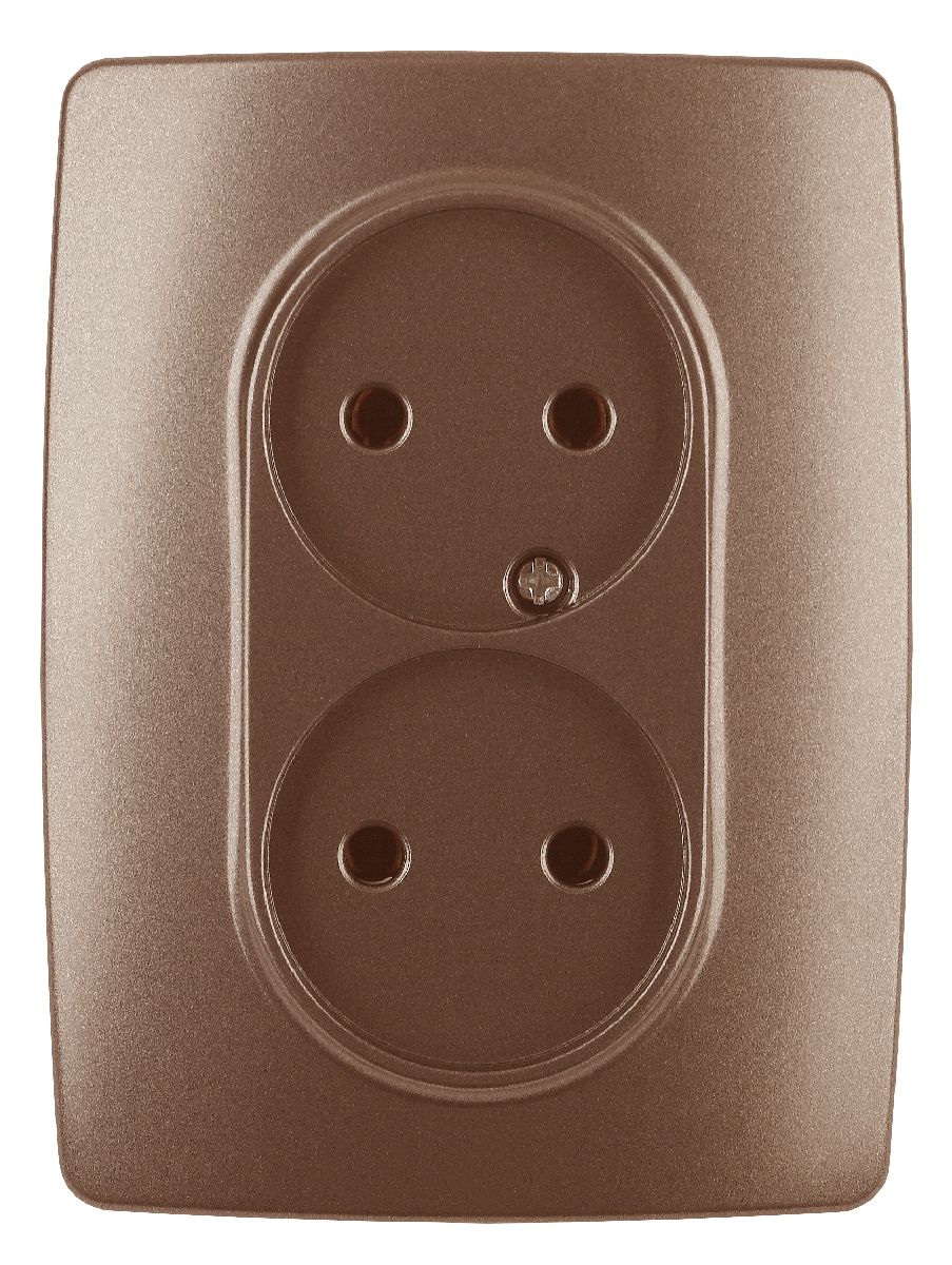 Розетка 2x2P Эра 12-2107-14 Б0031246