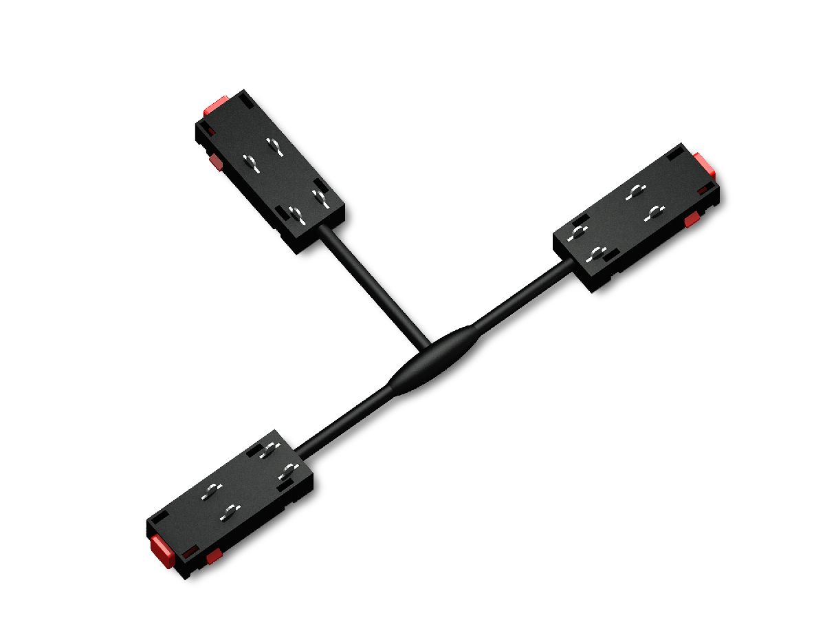 Коннектор питания T-образный Ambrella Light Magnetic 220V GL1114 Коннектор питания T-образный Ambrella Light Magnetic 220V GL1114