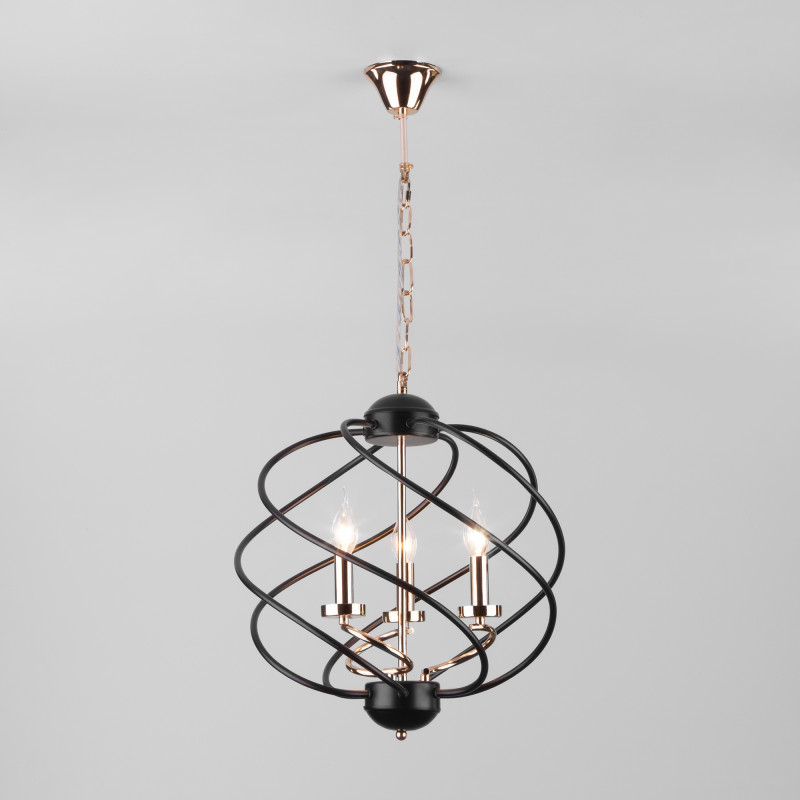 Подвесная люстра Eurosvet 60105/3 черный Подвесная люстра Eurosvet 60105/3 черный