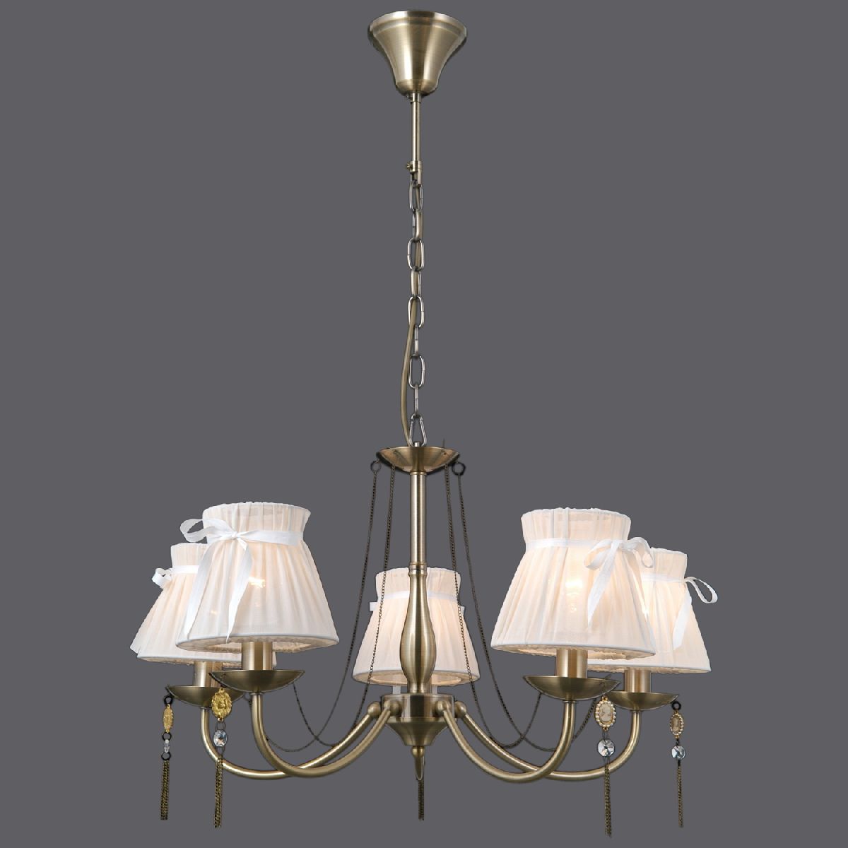 Подвесная люстра Illumico IL0023-5PSQ-24 AB CASTOR Подвесная люстра Illumico IL0023-5PSQ-24 AB CASTOR