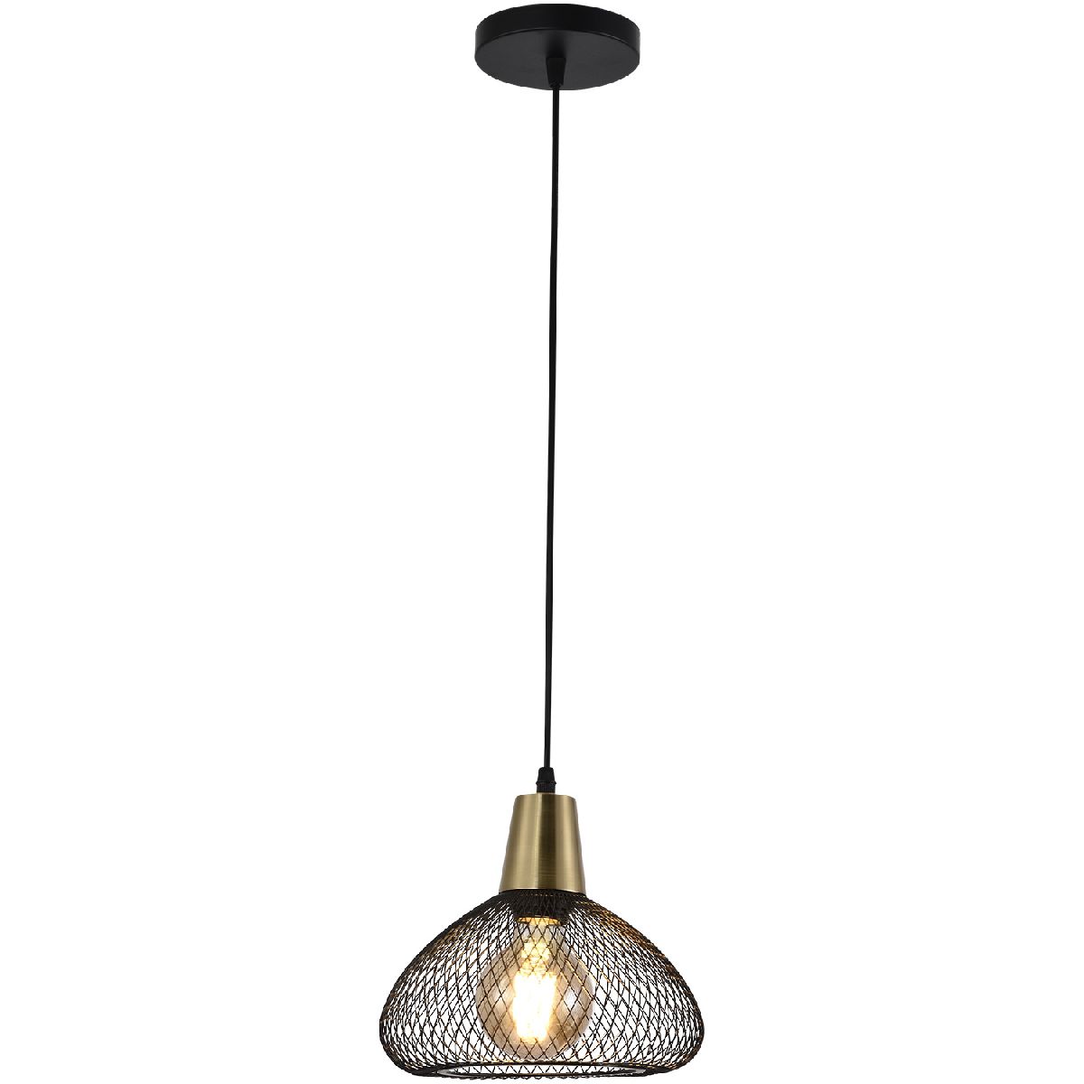 Подвесной светильник Reluce 03204-3.9-01 BK+COPPER Подвесной светильник Reluce 03204-3.9-01 BK+COPPER