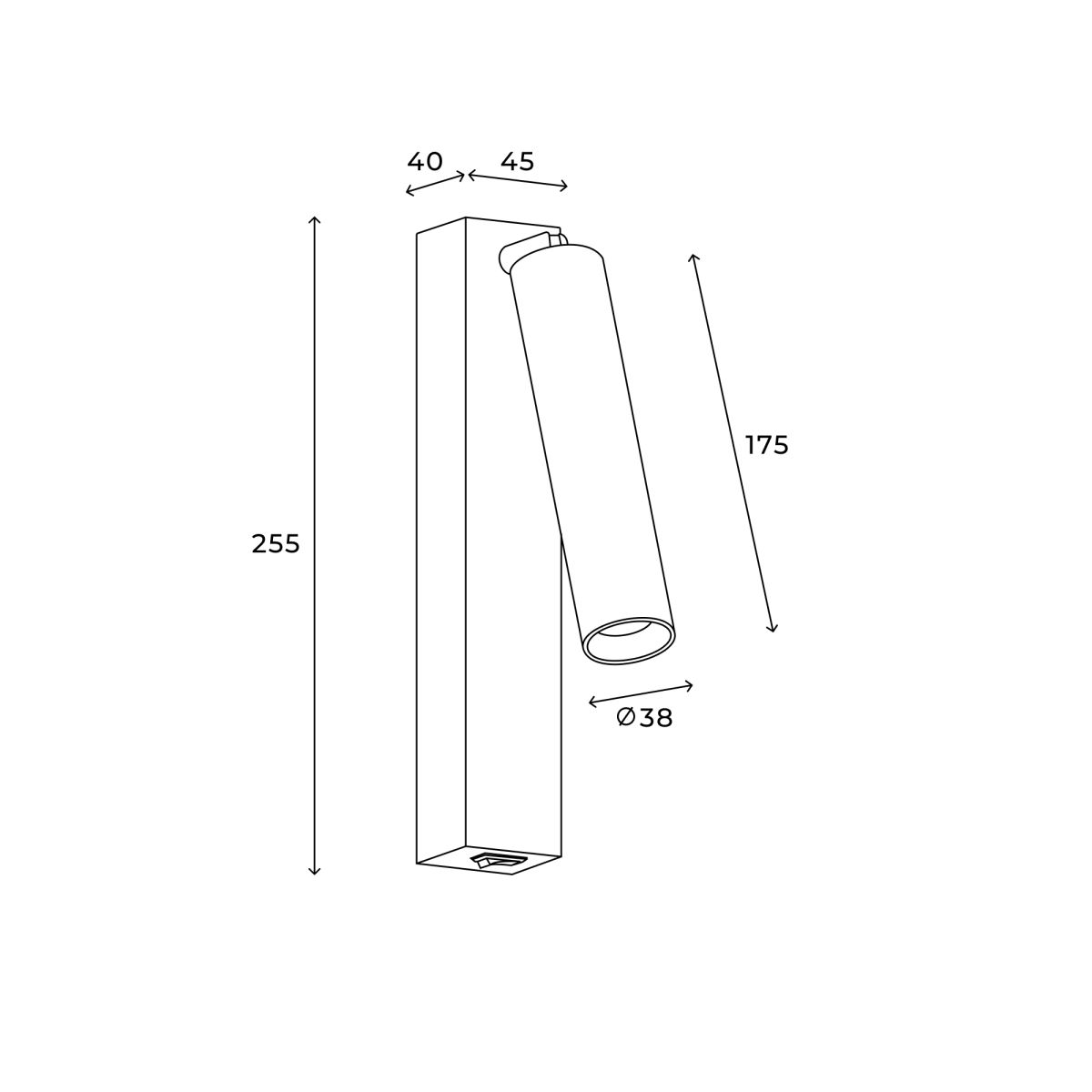 Настенный светильник Hesby Lighting Edge  HSBL_0209