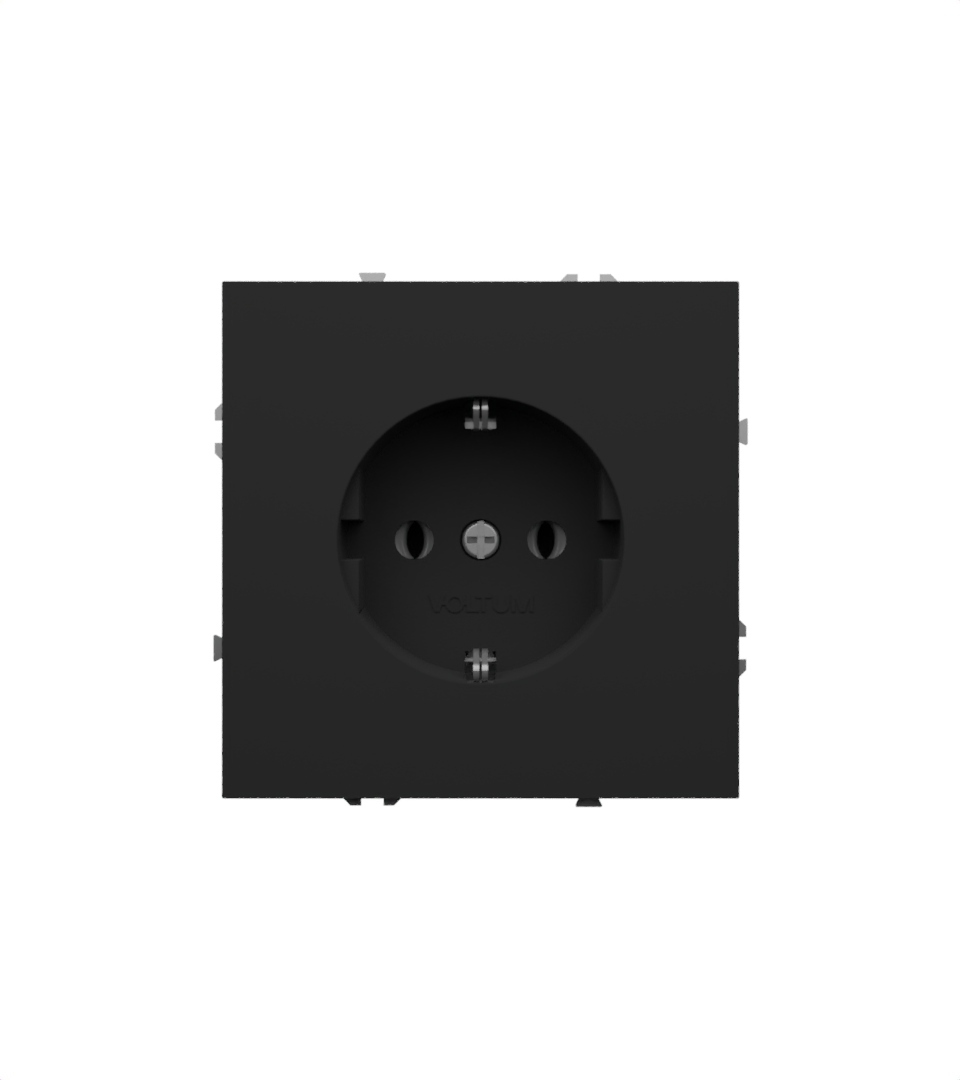 Розетка Voltum S70 VLS040107 (графит)