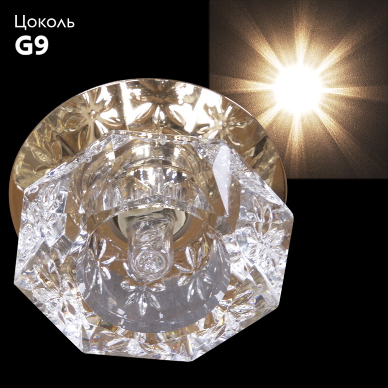 Встраиваемый светильник Reluce 07232-9.0-001HS G9 GD