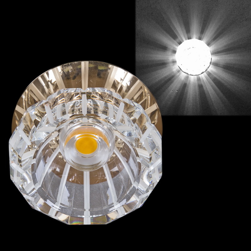 Встраиваемый светильник Reluce 09036-9.0-001T LED COB10W GD Встраиваемый светильник Reluce 09036-9.0-001T LED COB10W GD