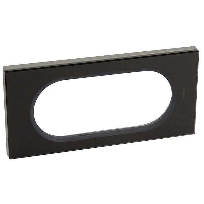 Рамка 4/5-модульная Legrand Celiane смальта графит 069305