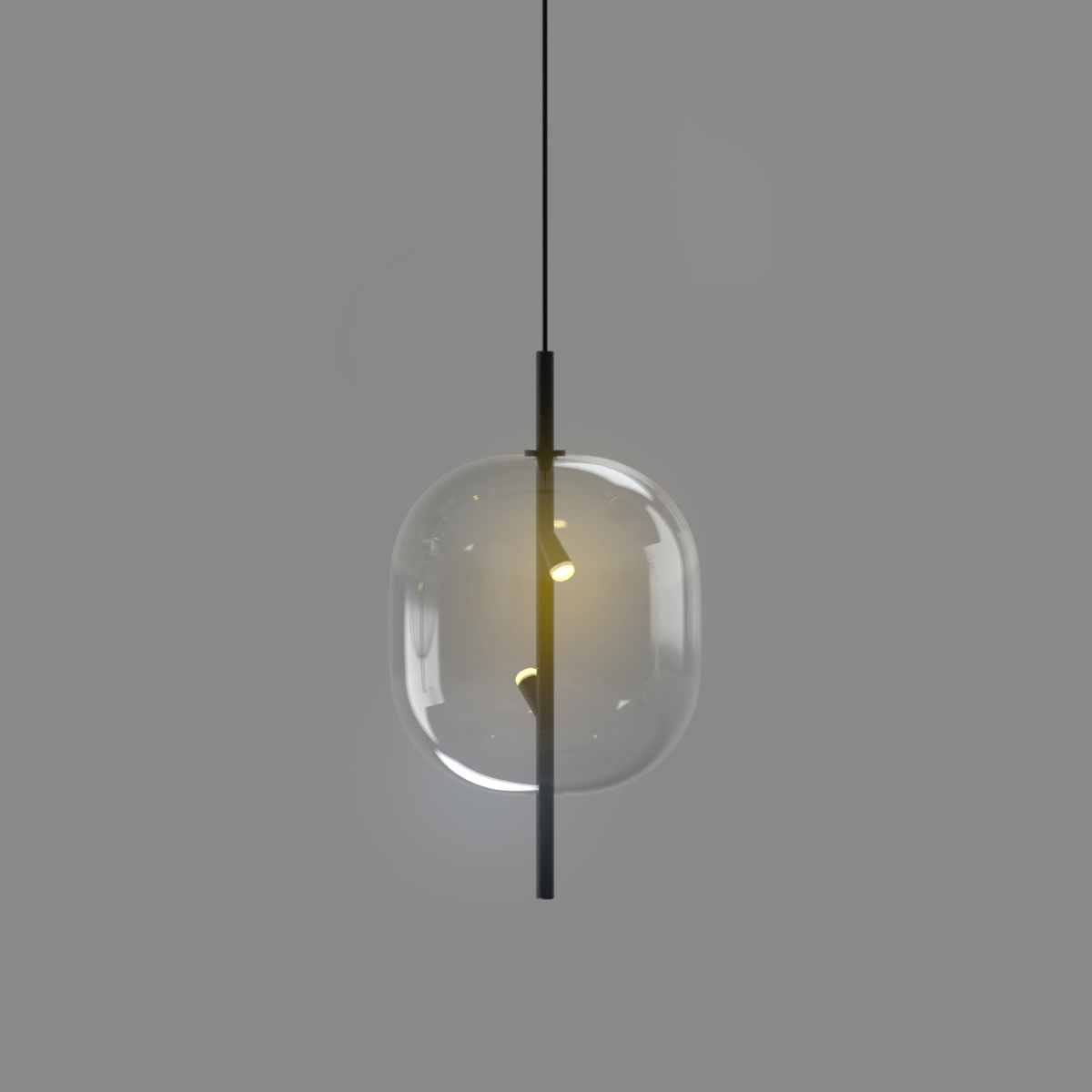 Подвесной светильник Delight Collection 10018P/1 black/clear Подвесной светильник Delight Collection 10018P/1 black/clear