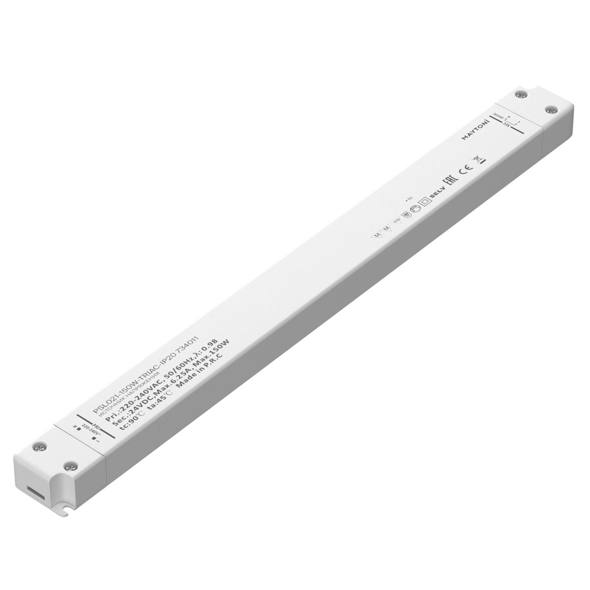 Источник напряжения Maytoni Triac 150Вт DC24В IP20 734011