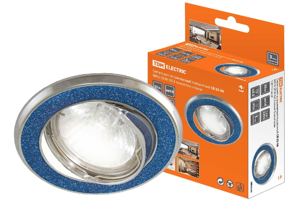 Встраиваемый светильник TDM Electric СВ 02-06 SQ0359-0038 Встраиваемый светильник TDM Electric СВ 02-06 SQ0359-0038