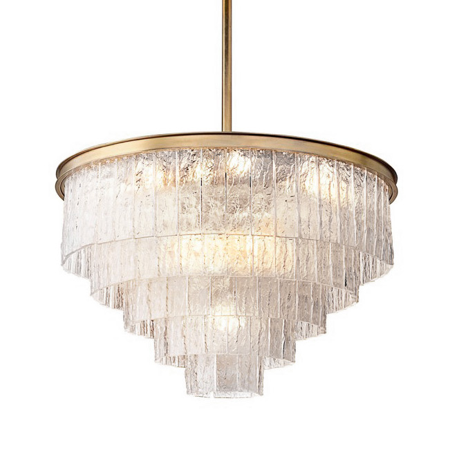 Подвесная люстра DeLight Collection Glace KG0998P-10R brass Подвесная люстра DeLight Collection Glace KG0998P-10R brass