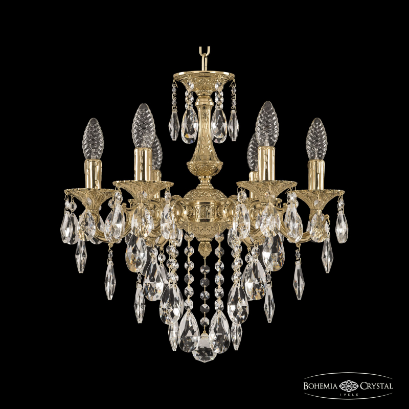 Подвесная люстра Bohemia Ivele Crystal Verona 72101/6/125 B G