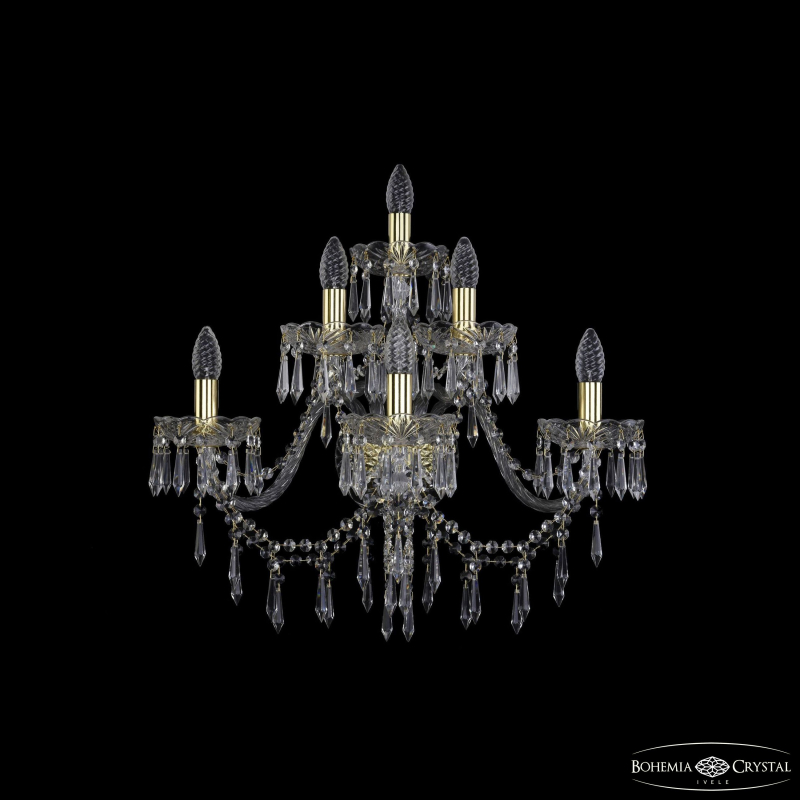 Бра Bohemia Ivele Crystal 1403B/3+2+1/240/XL G Бра Bohemia Ivele Crystal 1403B/3+2+1/240/XL G