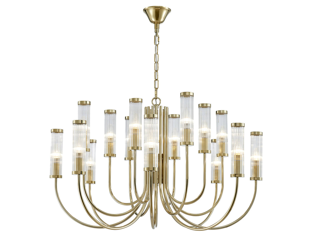 Подвесная люстра Newport 4558+4+4/C gold М0069317 Подвесная люстра Newport 4558+4+4/C gold М0069317