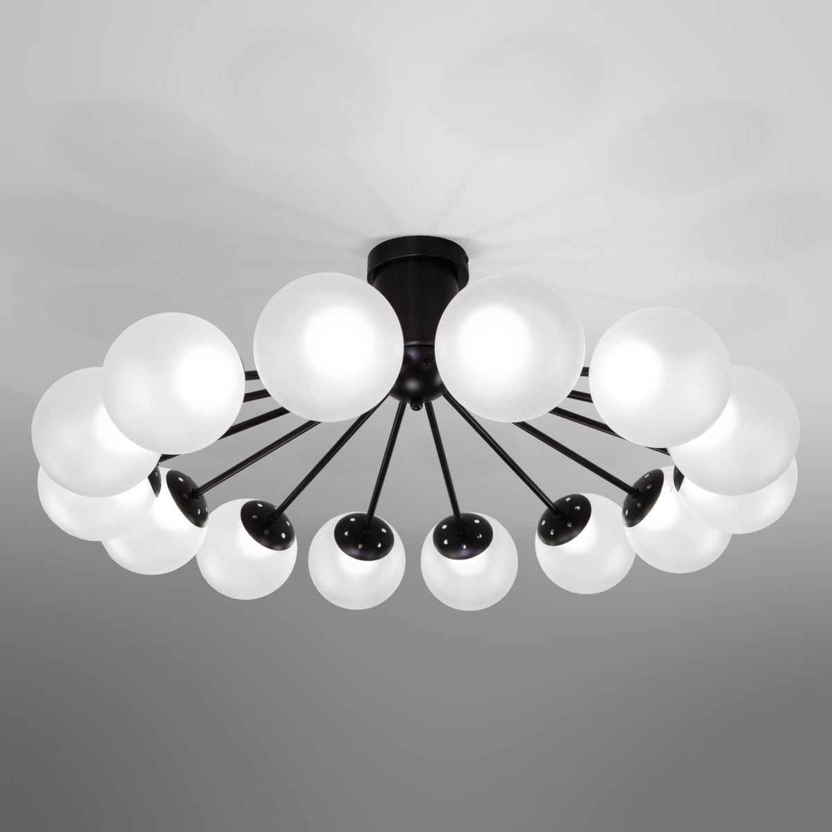 Потолочная люстра Eurosvet Vinter 201057 LED черный a072623