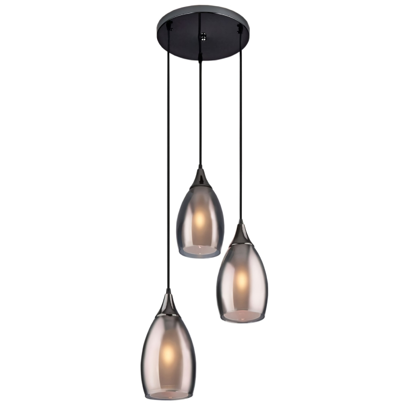 Подвесная люстра Eurosvet Cosmic 50085/3 черный жемчуг Подвесная люстра Eurosvet Cosmic 50085/3 черный жемчуг