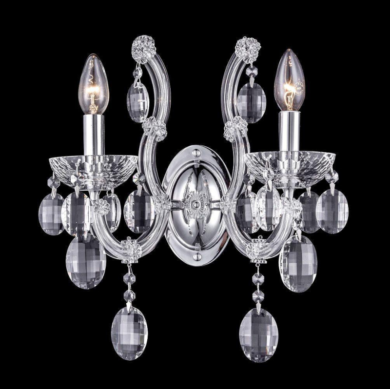 Бра Crystal Lux Hollywood AP2 Chrome Бра Crystal Lux Hollywood AP2 Chrome