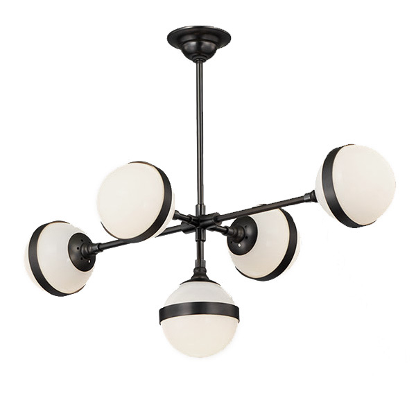 Люстра на штанге Delight Collection Peggy 9252P/5L black Люстра на штанге Delight Collection Peggy 9252P/5L black