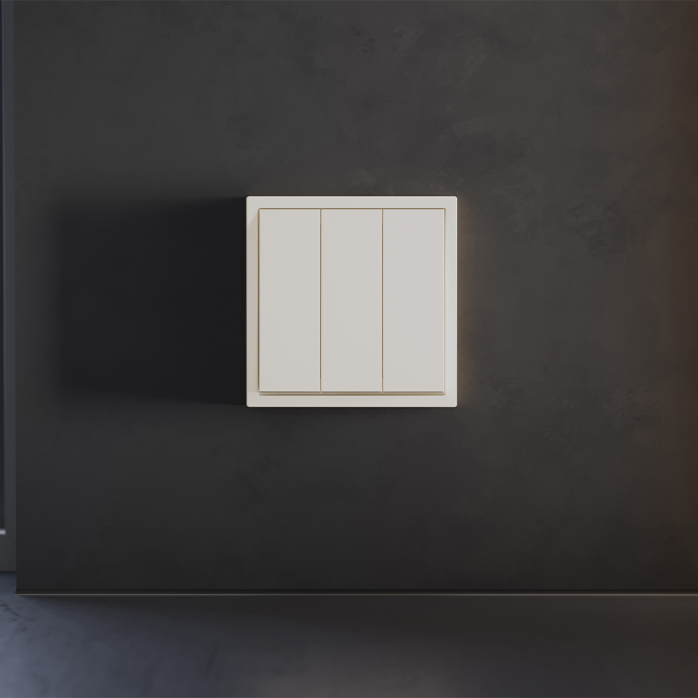 Клавиши для выключателя/переключателя трехклавишного Voltum S70 (хлопок) VLS000513