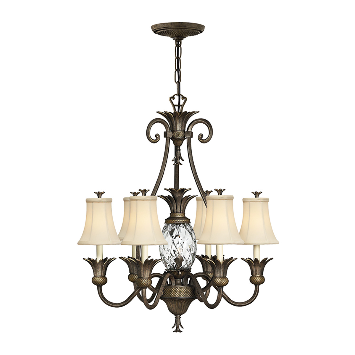 Подвесная люстра Hinkley Plantation HK-PLANT7-PZ Подвесная люстра Hinkley Plantation HK-PLANT7-PZ