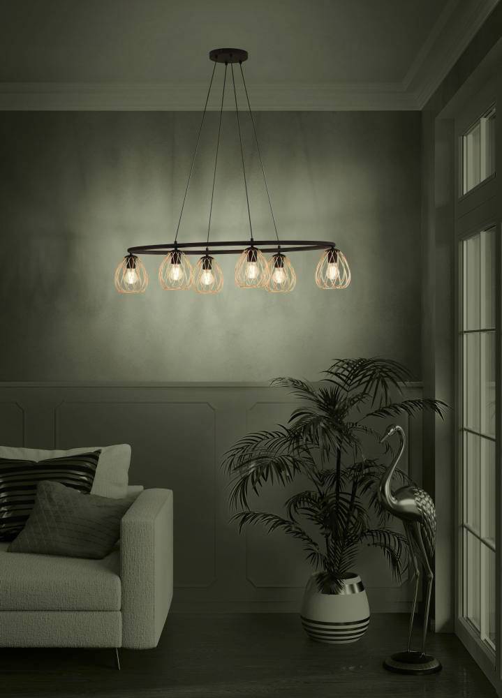 Подвесная люстра Eglo Jazminia 1 390092 Подвесная люстра Eglo Jazminia 1 390092