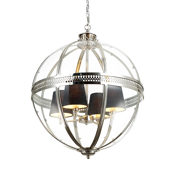 Подвесная люстра Delight Collection Residential KM0115P-4L nickel Подвесная люстра Delight Collection Residential KM0115P-4L nickel