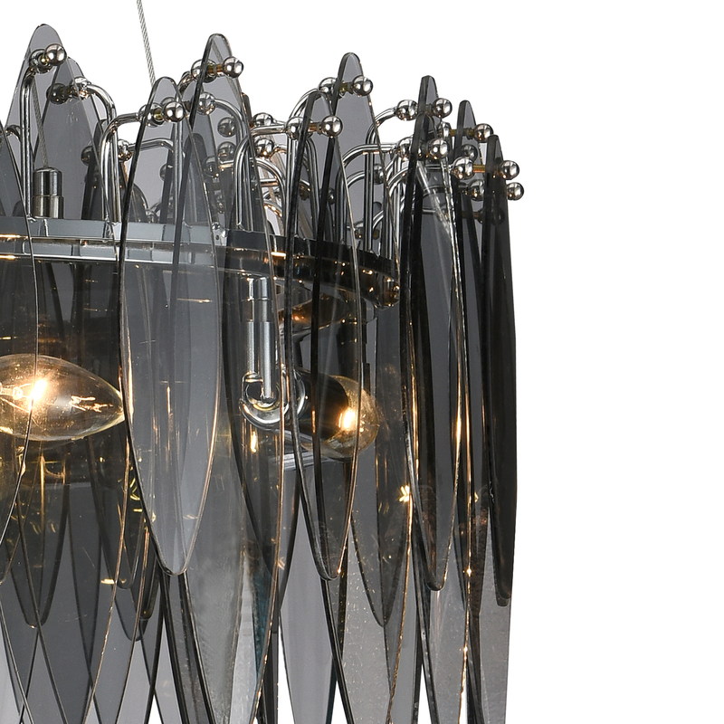 Подвесная люстра Natali Kovaltseva TRIADA II 91003/8C CHROME