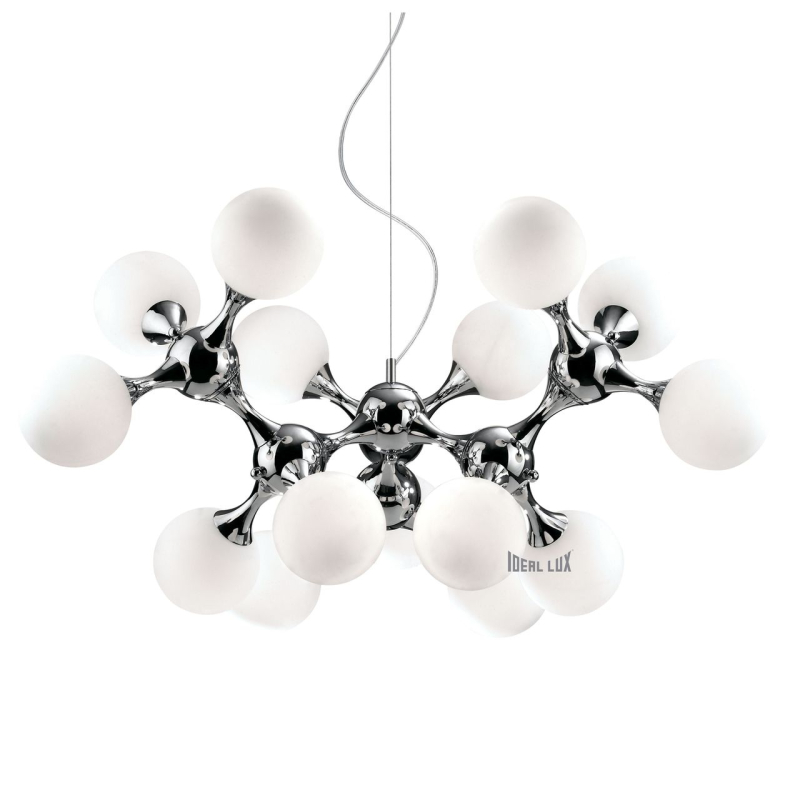 Подвесная люстра Ideal Lux Nodi Bianco SP15 082073 Подвесная люстра Ideal Lux Nodi Bianco SP15 082073