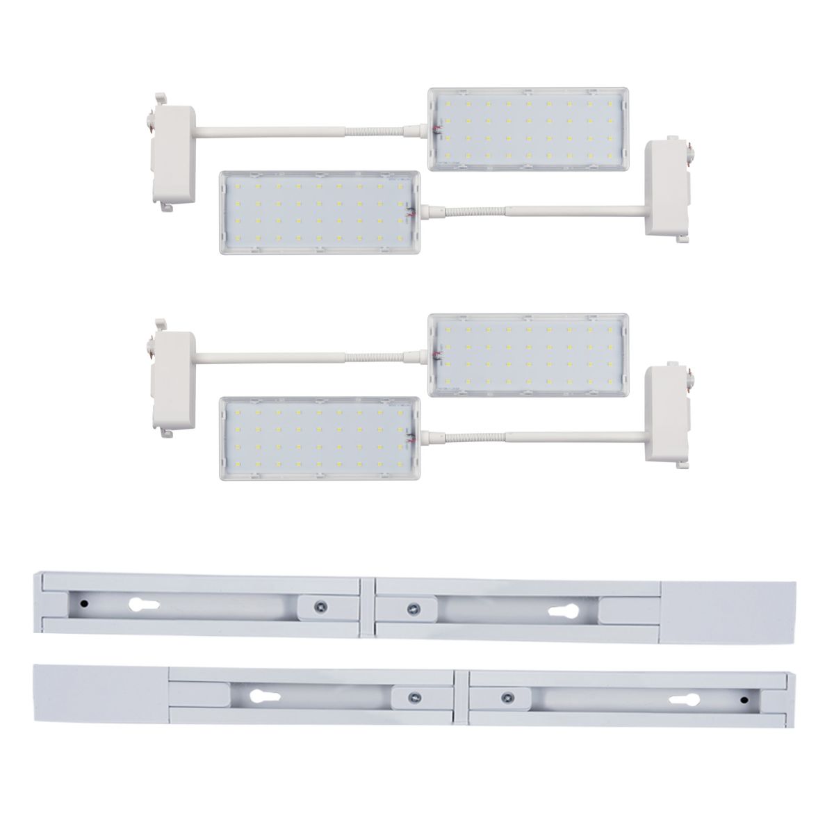 Трековый прожектор для растений (4 шт.) Uniel ULB-P37-12W/SPFR/K WHITE 3М SET42 UL-00012710