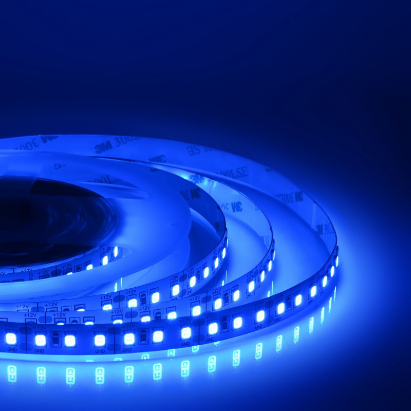 Светодиодная лента Apeyron 12В 2835 20Вт/м синий 5м IP20 00-106 Светодиодная лента Apeyron 12В 2835 20Вт/м синий 5м IP20 00-106