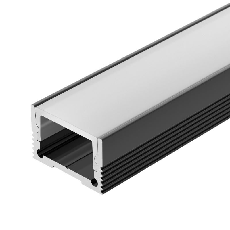 Алюминиевый профиль Arlight SL-SLIM20-H13-2000 BLACK 037112 Алюминиевый профиль Arlight SL-SLIM20-H13-2000 BLACK 037112
