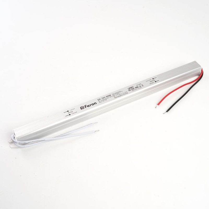 Трансформатор для светодиодной ленты Feron LB001 72Вт 12В IP20 48015 Трансформатор для светодиодной ленты Feron LB001 72Вт 12В IP20 48015