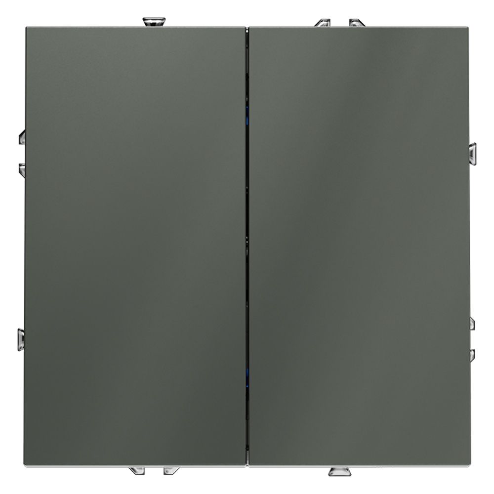 Выключатель двухклавишный Voltum S70 VLS020106