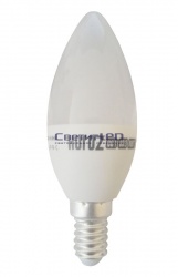 Лампа LED E14(свеча), 7W, 220V, холодный 6400К, 560Lm