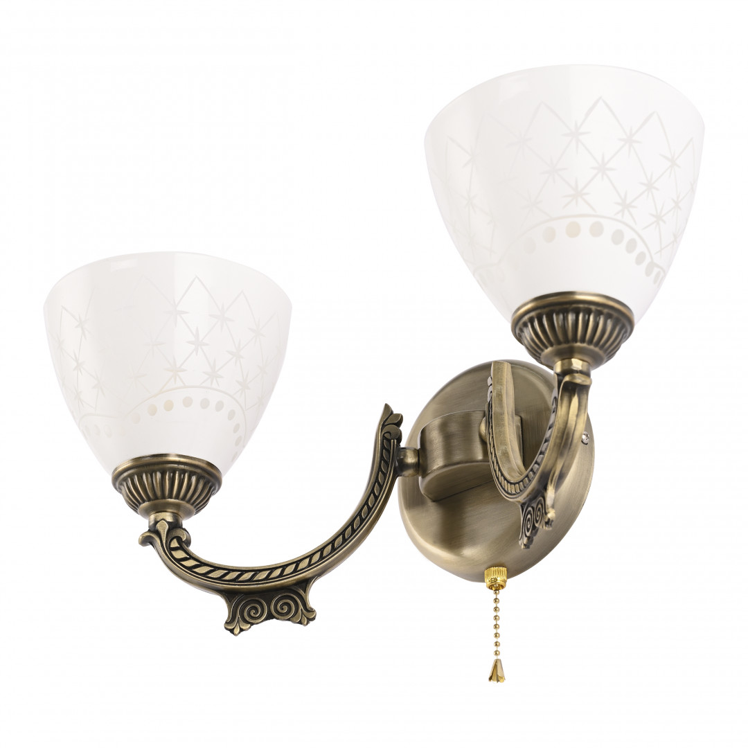 Бра Arte Milano 343837/2W AB Бра Arte Milano 343837/2W AB