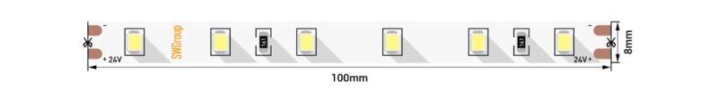 Светодиодная лента SWG SWG2P60-24-4.8-W 005270 Светодиодная лента SWG SWG2P60-24-4.8-W 005270