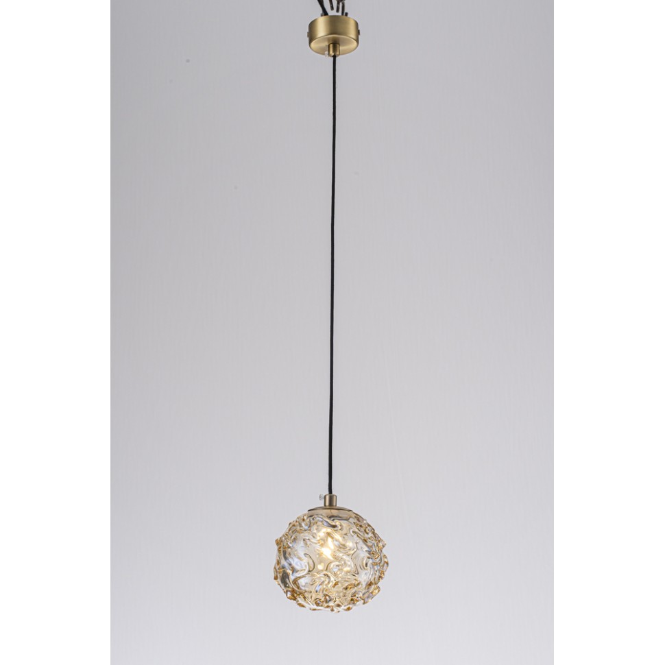 Подвесной светильник Belfast Moyola 104-1 BR AM