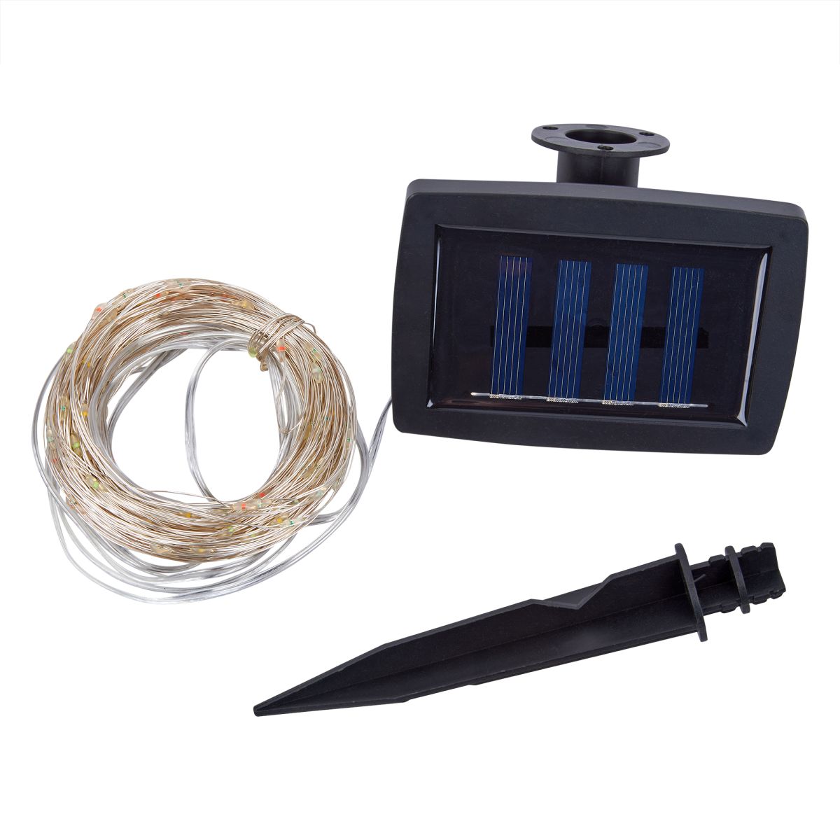 Садовая гирлянда на солнечной батарее Uniel USL-S-128/PT30000 MULTI DEW UL-00012695 Садовая гирлянда на солнечной батарее Uniel USL-S-128/PT30000 MULTI DEW UL-00012695