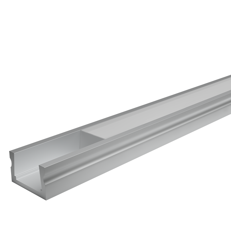 Профиль алюминиевый накладной Wolta WAP-S-16/6/2000-A