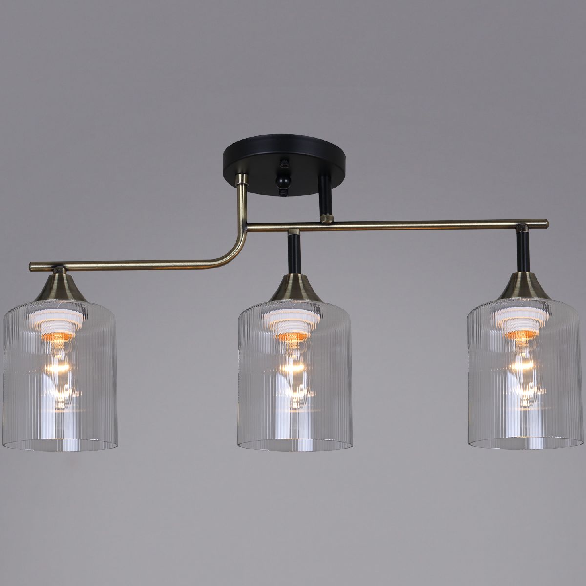 Потолочная люстра Reluce 02312-0.3-03 AB+BK Потолочная люстра Reluce 02312-0.3-03 AB+BK