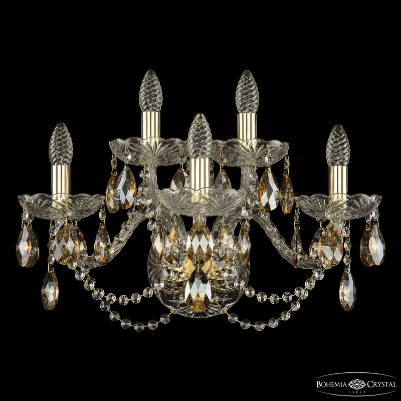 Бра Bohemia Ivele Crystal 1402B/3+2/195/XL G K721 Бра Bohemia Ivele Crystal 1402B/3+2/195/XL G K721